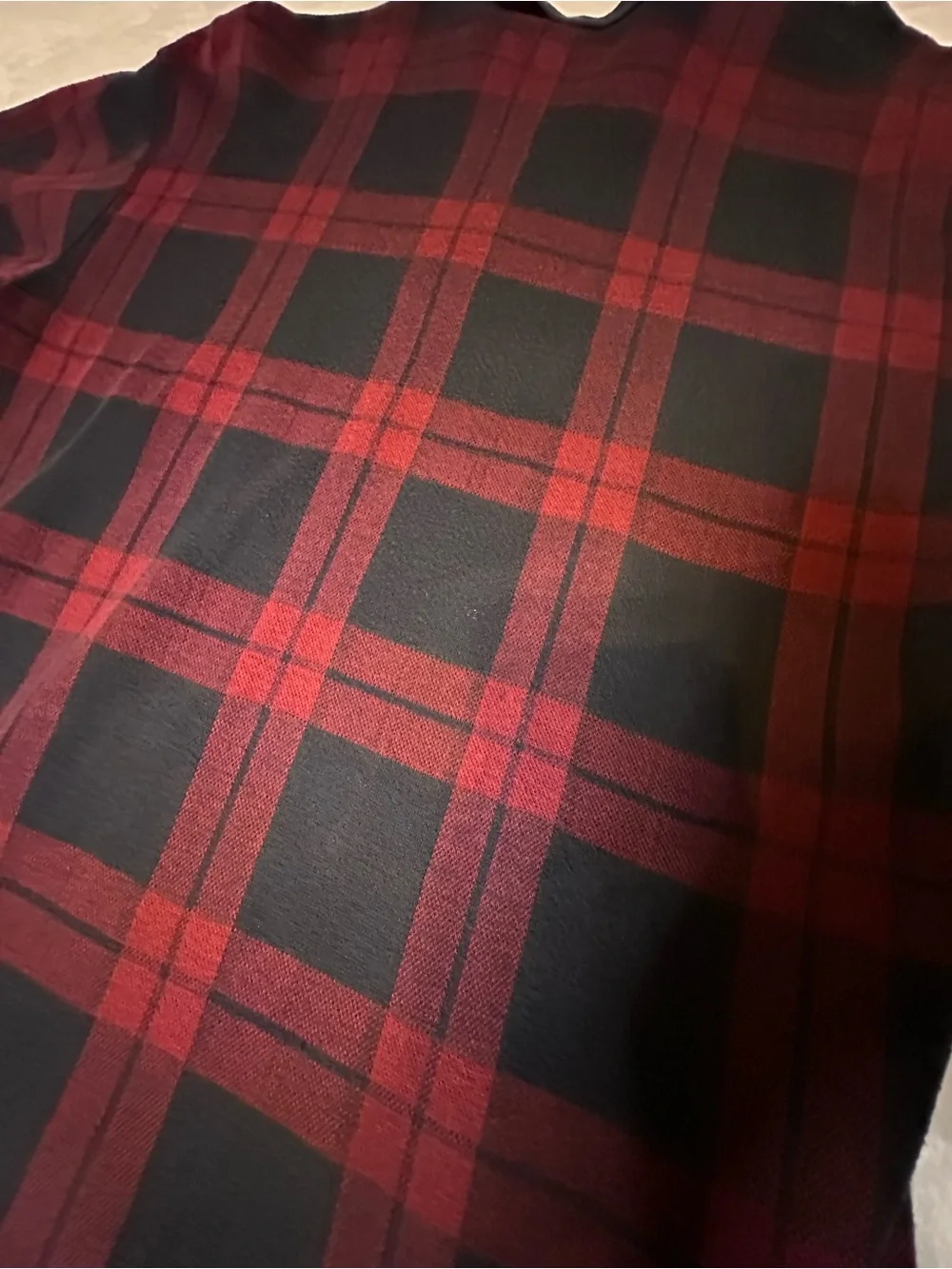 Ralph Lauren Navy and Red Plaid Polo